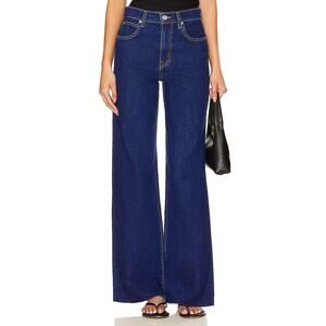 SLVRLAKE Dark Blue Wide-Leg Jeans